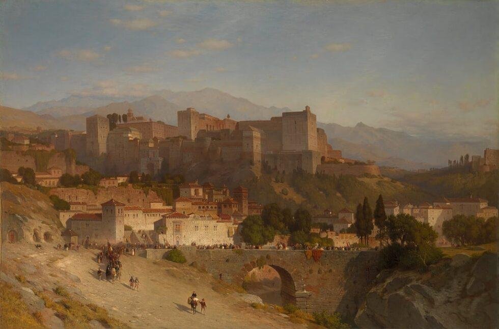 Samuel Colman - The Hill of the Alhambra - Granada, 1865