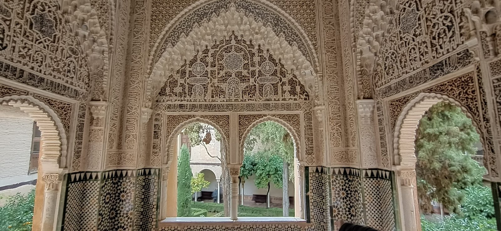 Mirador de Lindaraja, en el Palacio de los Leones de la Alhambra.